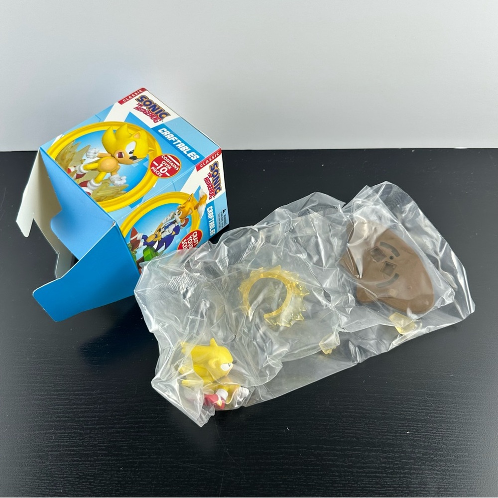 Sonic The Hedgehog Craftables Craft Your Scene Mystery Box - Tails NEW OPEN BOX